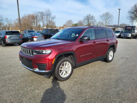 Red 2023 Jeep Grand Cherokee L Laredo for sale in Terre Haute, IN