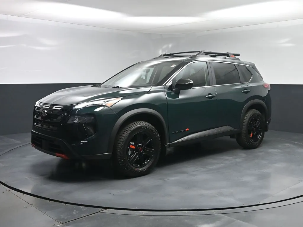 Black 2026 Nissan Rogue Rock Creek for sale in Terre Haute, IN