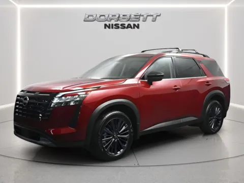 Red 2026 Nissan Pathfinder SL for sale in Terre Haute, IN