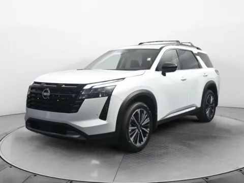 White 2026 Nissan Pathfinder Platinum for sale in Terre Haute, IN