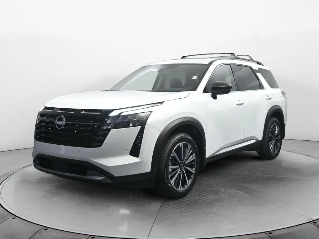 White 2026 Nissan Pathfinder Platinum for sale in Terre Haute, IN