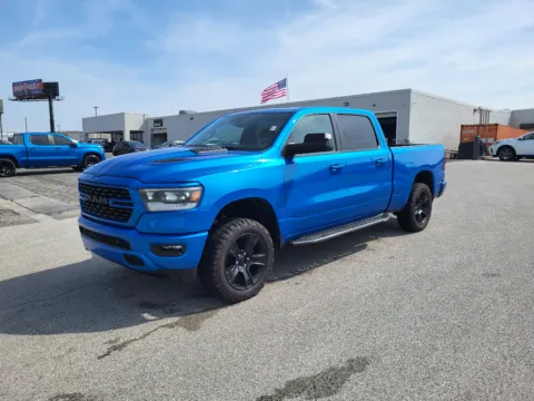 Blue 2022 Ram 1500 Sport for sale in Terre Haute, IN