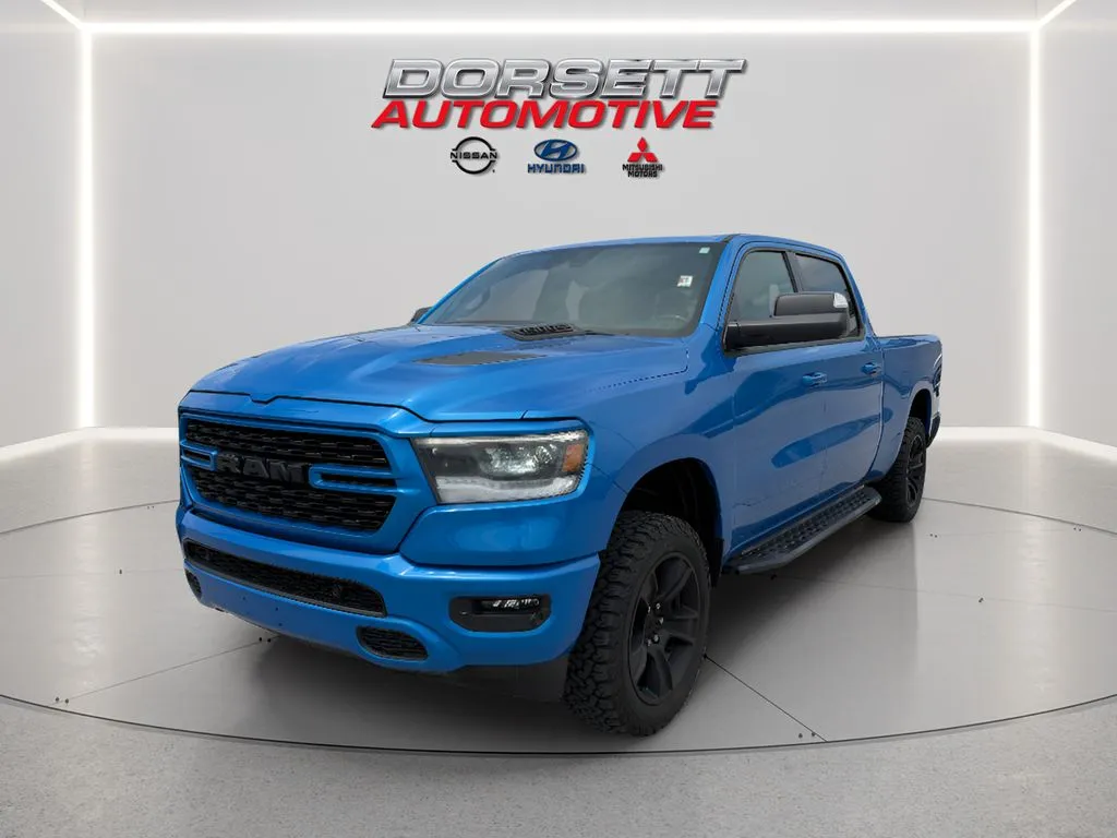 Blue 2022 Ram 1500 Sport for sale in Terre Haute, IN