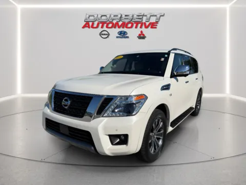 White 2019 Nissan Armada Platinum for sale in Terre Haute, IN