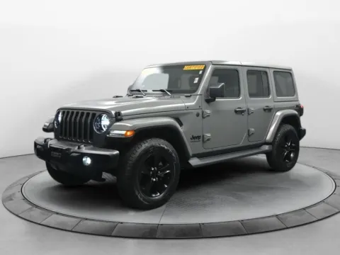 Gray 2023 Jeep Wrangler Sahara Altitude for sale in Terre Haute, IN