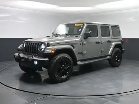 Gray 2023 Jeep Wrangler Sahara Altitude for sale in Terre Haute, IN