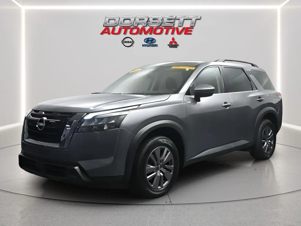 Gray 2025 Nissan Pathfinder SV for sale in Terre Haute, IN