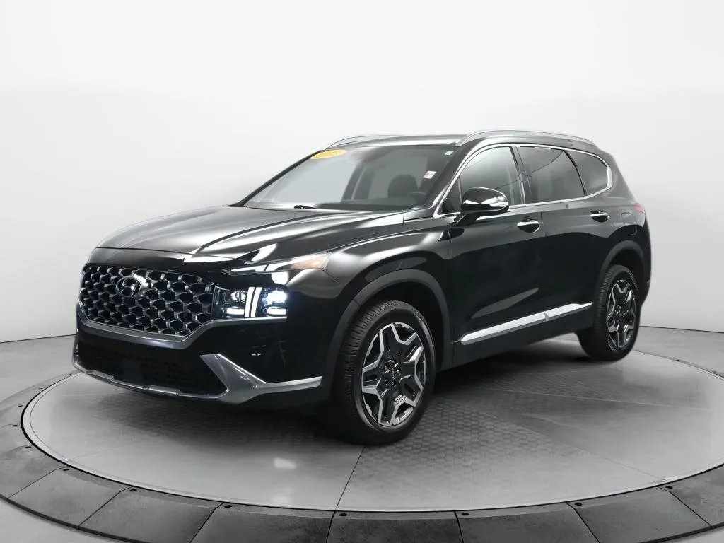 Black 2023 Hyundai Santa Fe Limited for sale in Terre Haute, IN