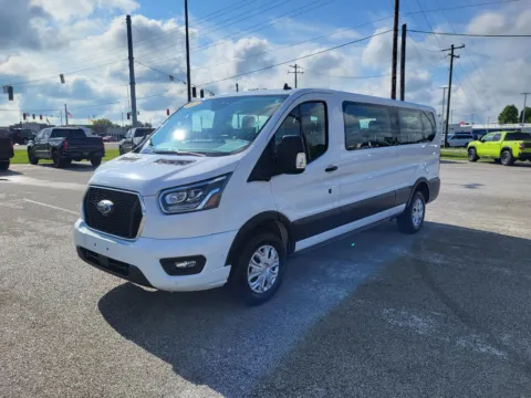 White 2023 Ford Transit Wagon T-350 Low Roof Slide XLT for sale in Terre Haute, IN