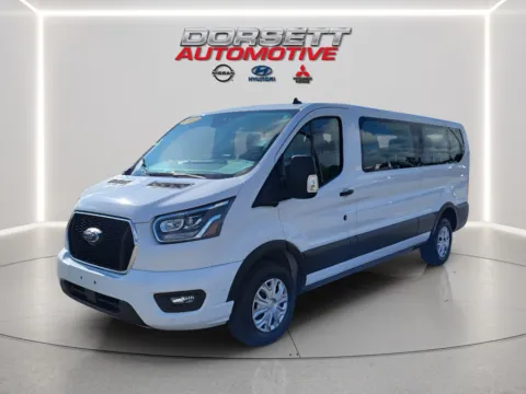 White 2023 Ford Transit Wagon T-350 Low Roof Slide XLT for sale in Terre Haute, IN