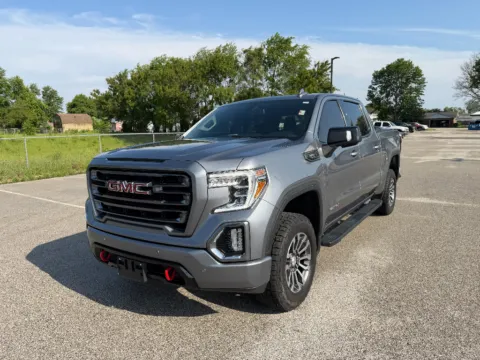 Gray 2021 GMC Sierra 1500 AT4 for sale in Terre Haute, IN
