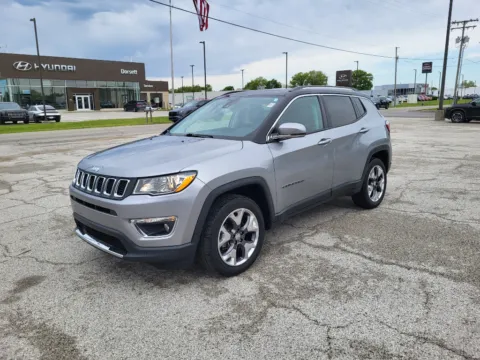 White 2021 Jeep Compass Limited for sale in Terre Haute, IN