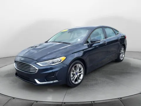 Blue 2020 Ford Fusion SEL for sale in Terre Haute, IN