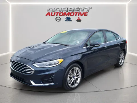 Blue 2020 Ford Fusion SEL for sale in Terre Haute, IN