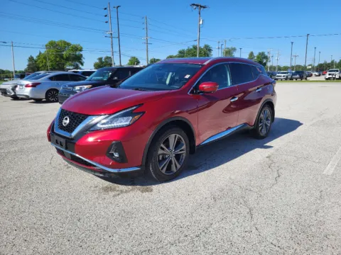 Red 2023 Nissan Murano Platinum for sale in Terre Haute, IN