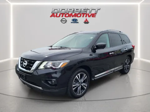 Black 2020 Nissan Pathfinder Platinum for sale in Terre Haute, IN