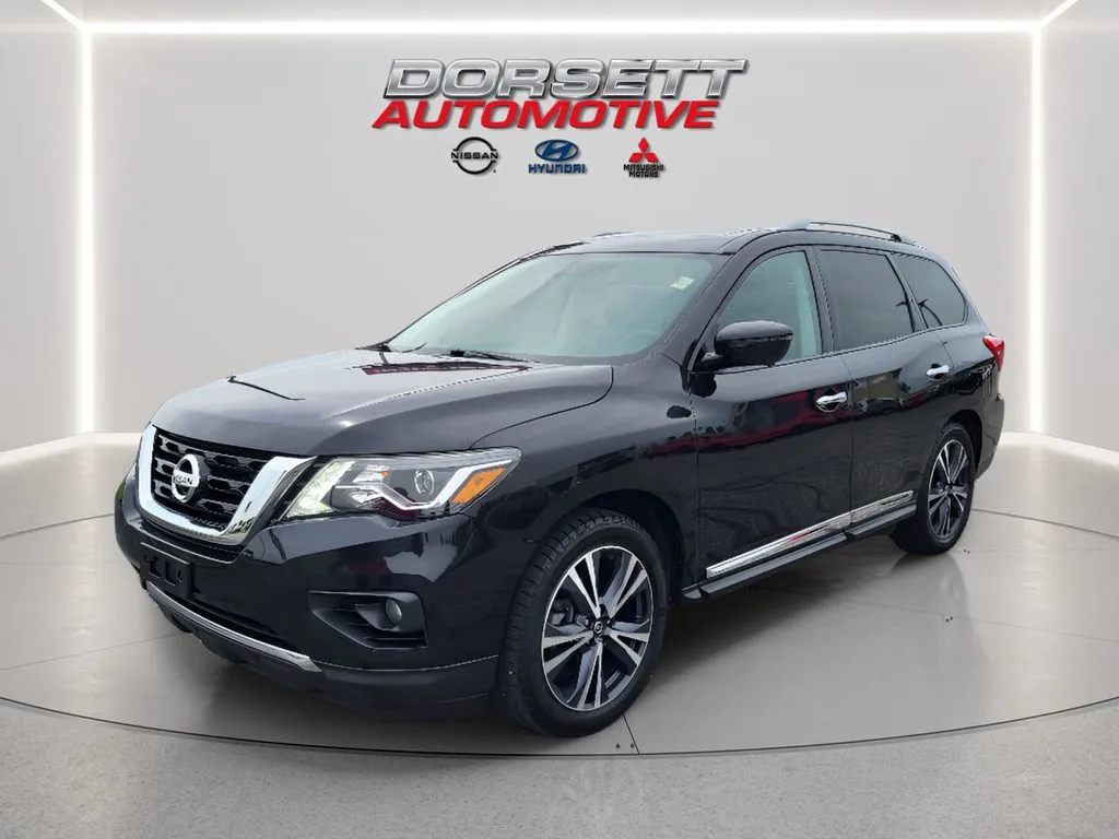 Black 2020 Nissan Pathfinder Platinum for sale in Terre Haute, IN