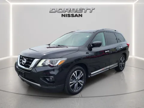 Black 2020 Nissan Pathfinder Platinum for sale in Terre Haute, IN