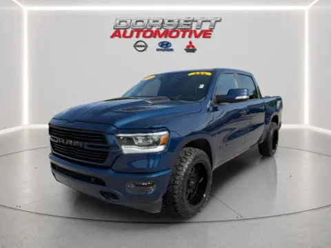 Blue 2022 Ram 1500 Sport for sale in Terre Haute, IN