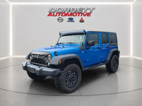 Blue 2015 Jeep Wrangler Rubicon for sale in Terre Haute, IN