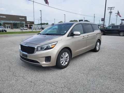 Beige 2016 Kia Sedona LX for sale in Terre Haute, IN