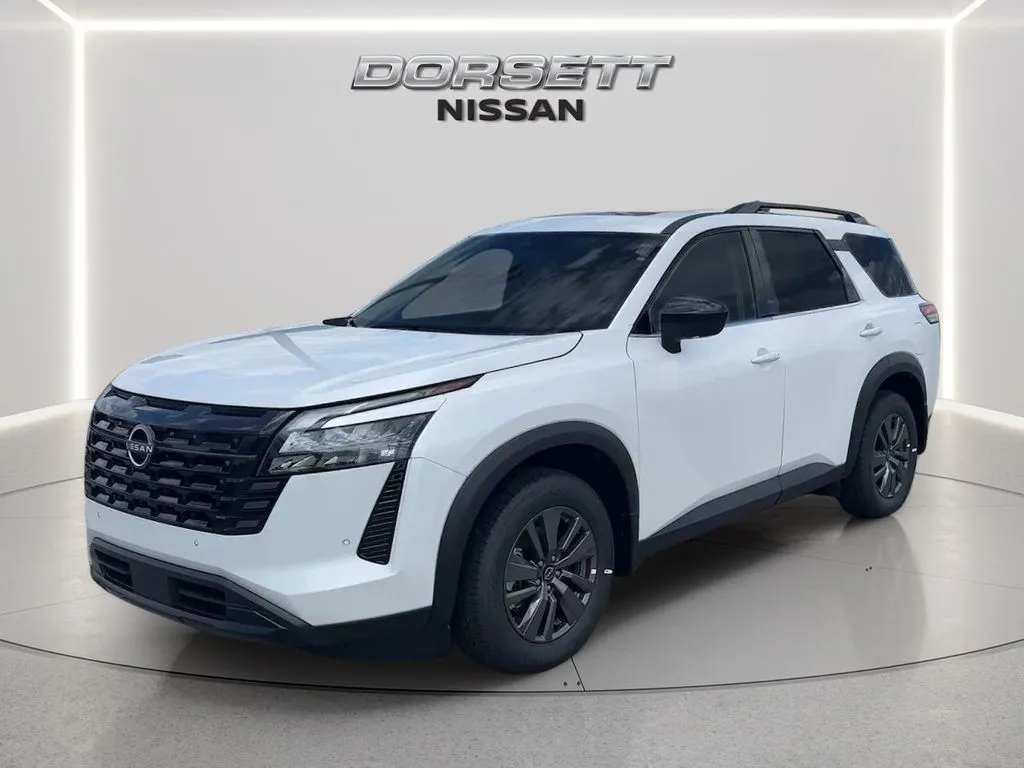 White 2026 Nissan Pathfinder SV for sale in Terre Haute, IN