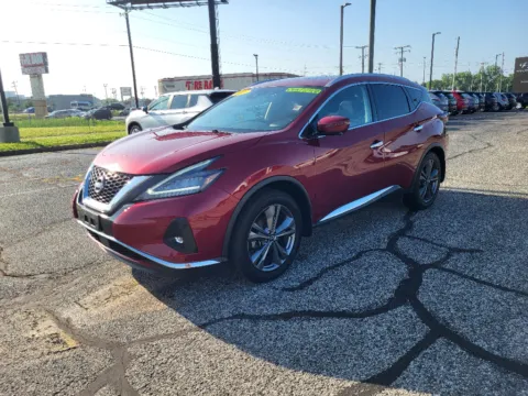 Red 2023 Nissan Murano Platinum for sale in Terre Haute, IN