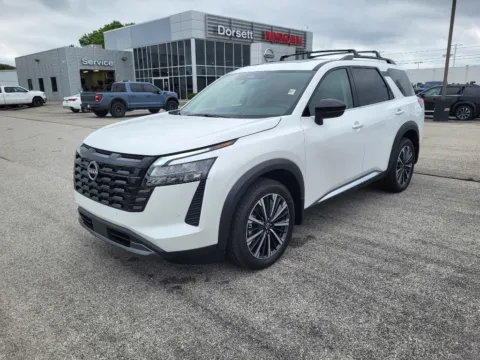 White 2026 Nissan Pathfinder Platinum for sale in Terre Haute, IN