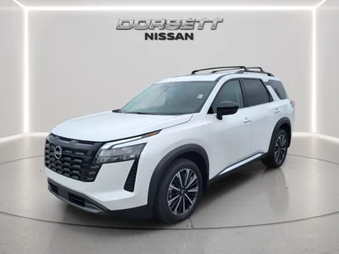 White 2026 Nissan Pathfinder Platinum for sale in Terre Haute, IN