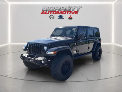 Black 2022 Jeep Wrangler Unlimited Sahara for sale in Terre Haute, IN
