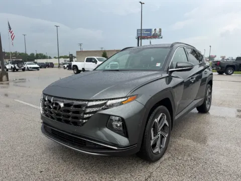 Gray 2022 Hyundai Tucson Hybrid Limited for sale in Terre Haute, IN
