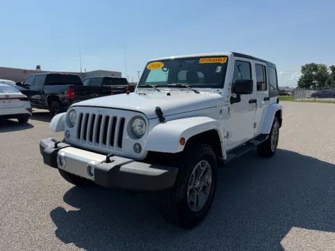 White 2018 Jeep Wrangler Sahara for sale in Terre Haute, IN