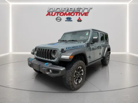 Gray 2024 Jeep Wrangler 4xe Rubicon for sale in Terre Haute, IN