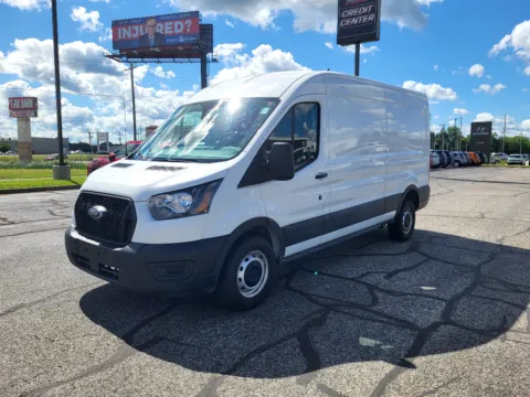 White 2023 Ford Transit Van T-250 Med Roof Slide for sale in Terre Haute, IN