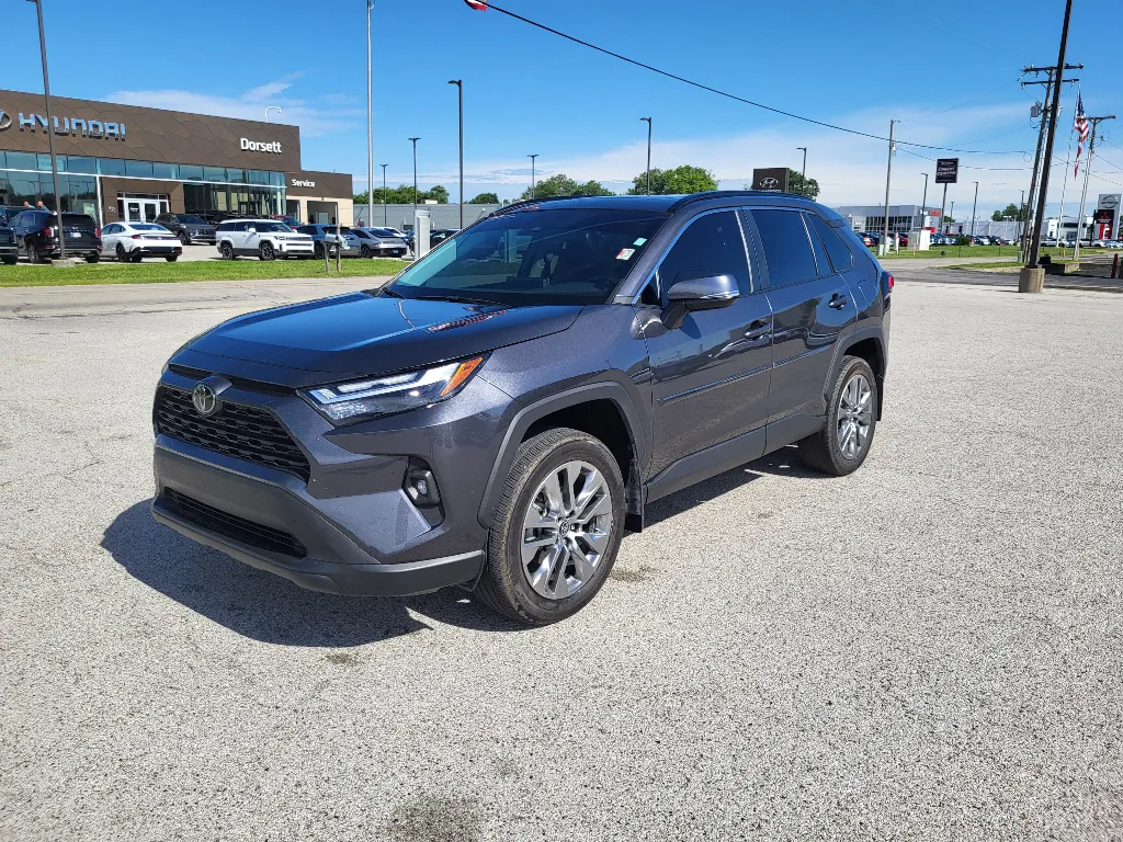 Gray 2023 Toyota RAV4 XLE Premium for sale in Terre Haute, IN