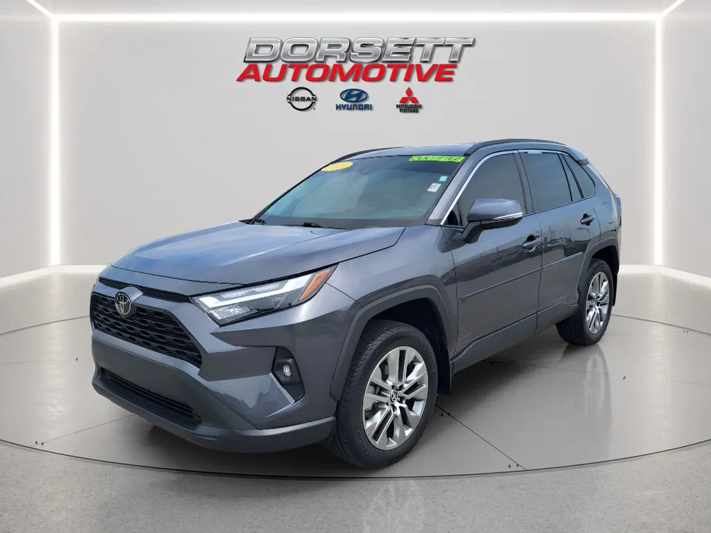 Gray 2023 Toyota RAV4 XLE Premium for sale in Terre Haute, IN