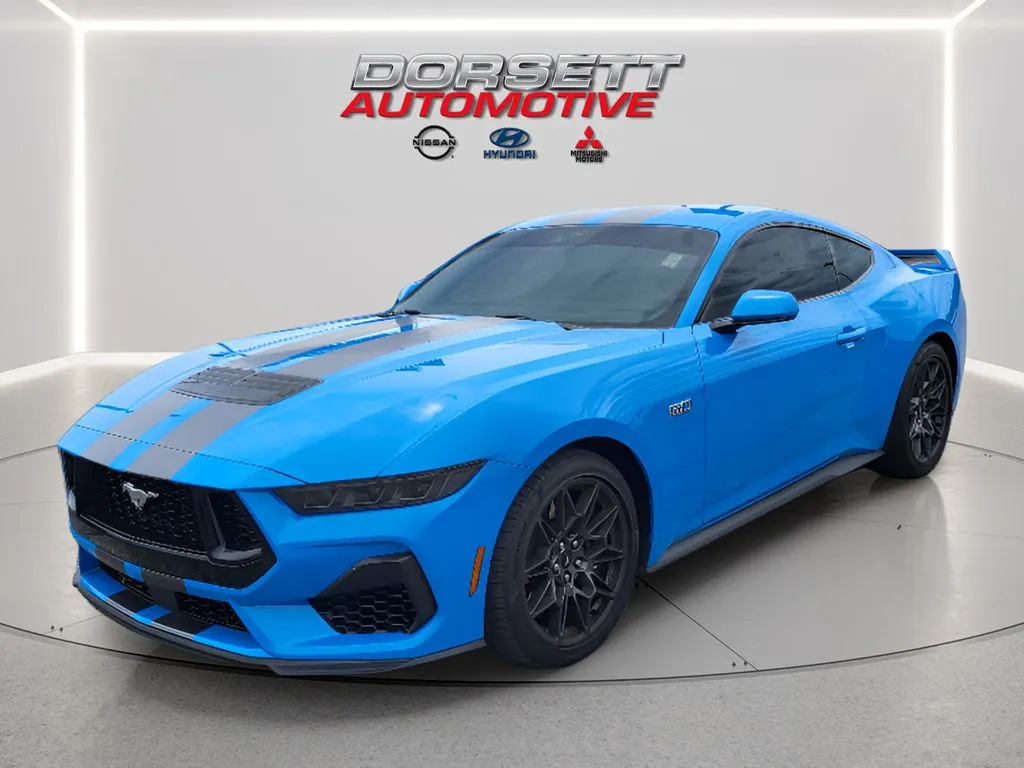 Blue 2025 Ford Mustang GT Premium for sale in Terre Haute, IN