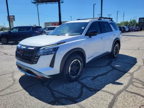 White 2026 Nissan Pathfinder Rock Creek for sale in Terre Haute, IN