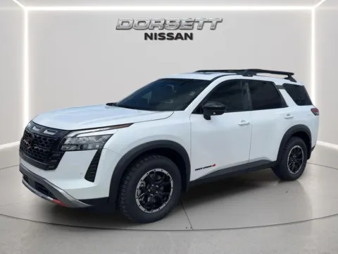 White 2026 Nissan Pathfinder Rock Creek for sale in Terre Haute, IN