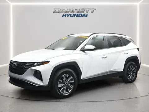 White 2022 Hyundai Tucson Hybrid Blue for sale in Terre Haute, IN