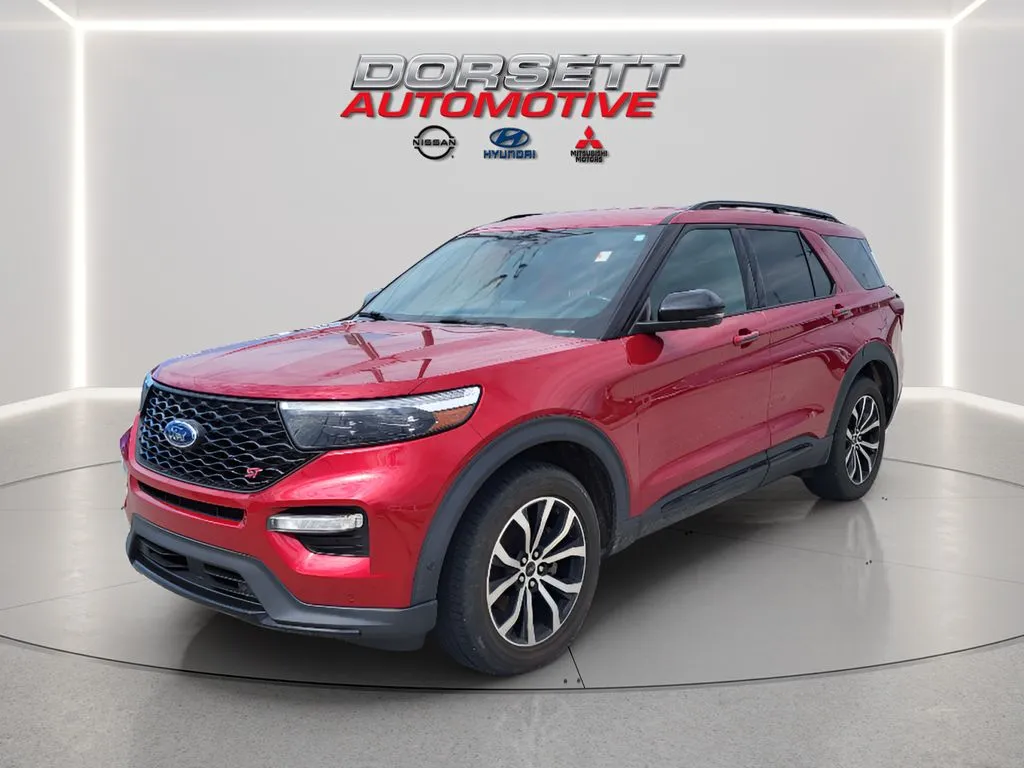 Red 2020 Ford Explorer ST for sale in Terre Haute, IN