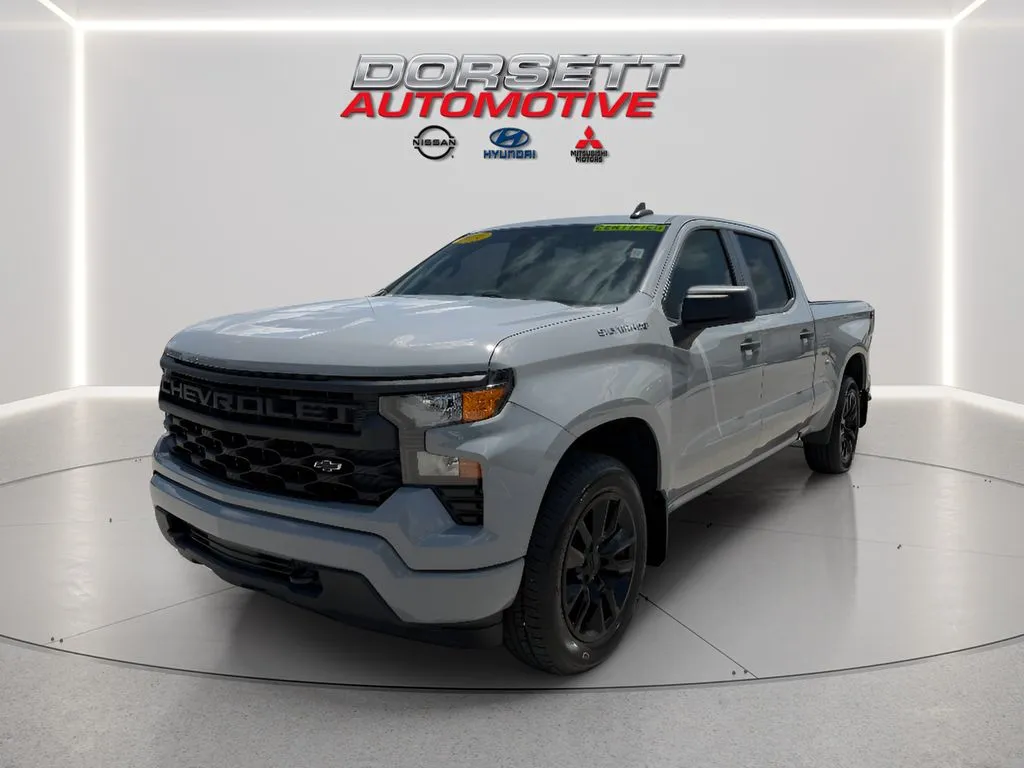 Gray 2024 Chevrolet Silverado 1500 Custom for sale in Terre Haute, IN