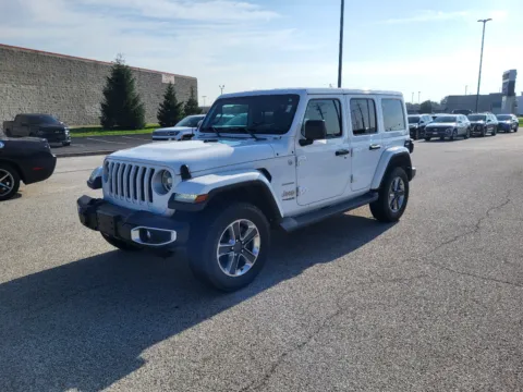 White 2019 Jeep Wrangler Sahara for sale in Terre Haute, IN