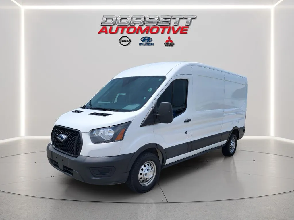 White 2024 Ford Transit Van EL T-250 Med Roof Slide for sale in Terre Haute, IN