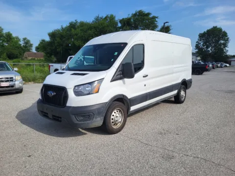 White 2024 Ford Transit Van EL T-250 Med Roof Slide for sale in Terre Haute, IN