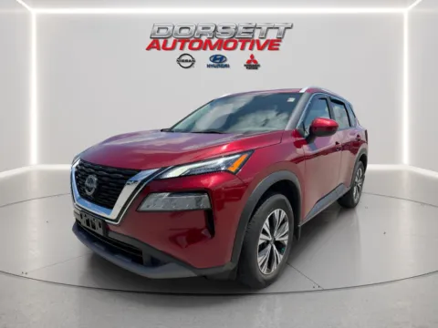 Red 2023 Nissan Rogue SV for sale in Terre Haute, IN
