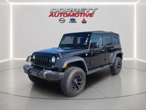 Black 2016 Jeep Wrangler Willys Wheeler for sale in Terre Haute, IN