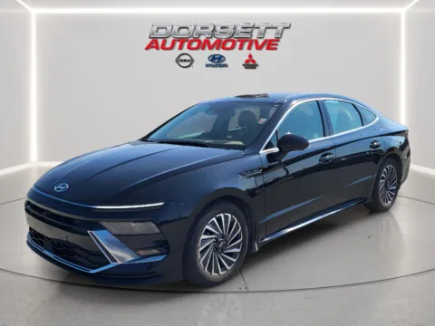 Black 2025 Hyundai Sonata Hybrid Limited for sale in Terre Haute, IN