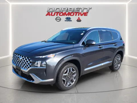 Gray 2021 Hyundai Santa Fe Limited for sale in Terre Haute, IN