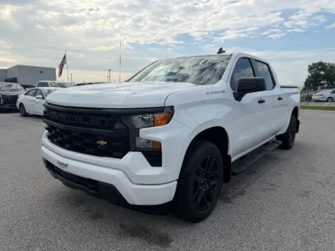 White 2023 Chevrolet Silverado 1500 Custom for sale in Terre Haute, IN